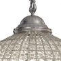 Cognac Pewter Crystal Ball Chandelier - 3 Sizes